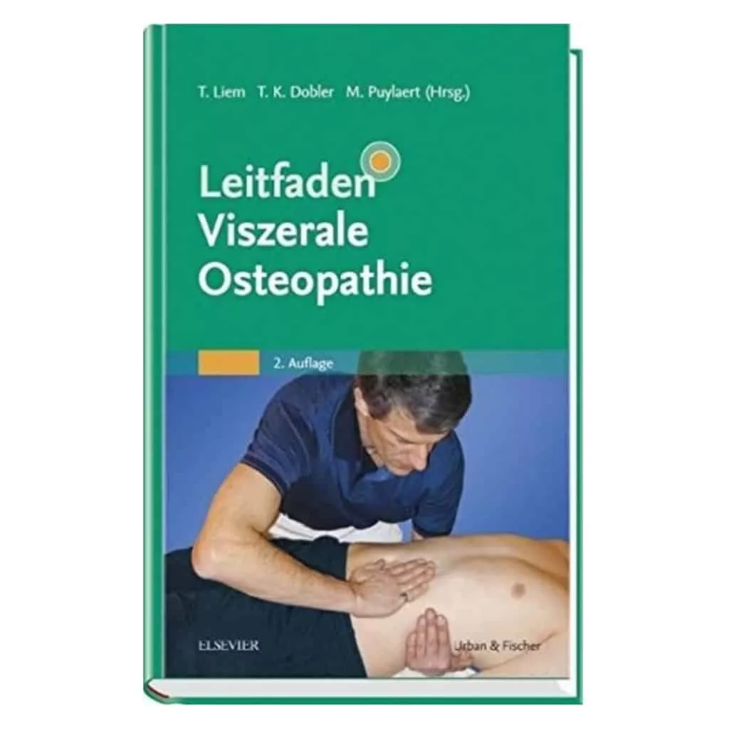 Un libro titulado Leftfaden Viszaele Osteopathie, que se centra en las técnicas de osteopatía deportiva.