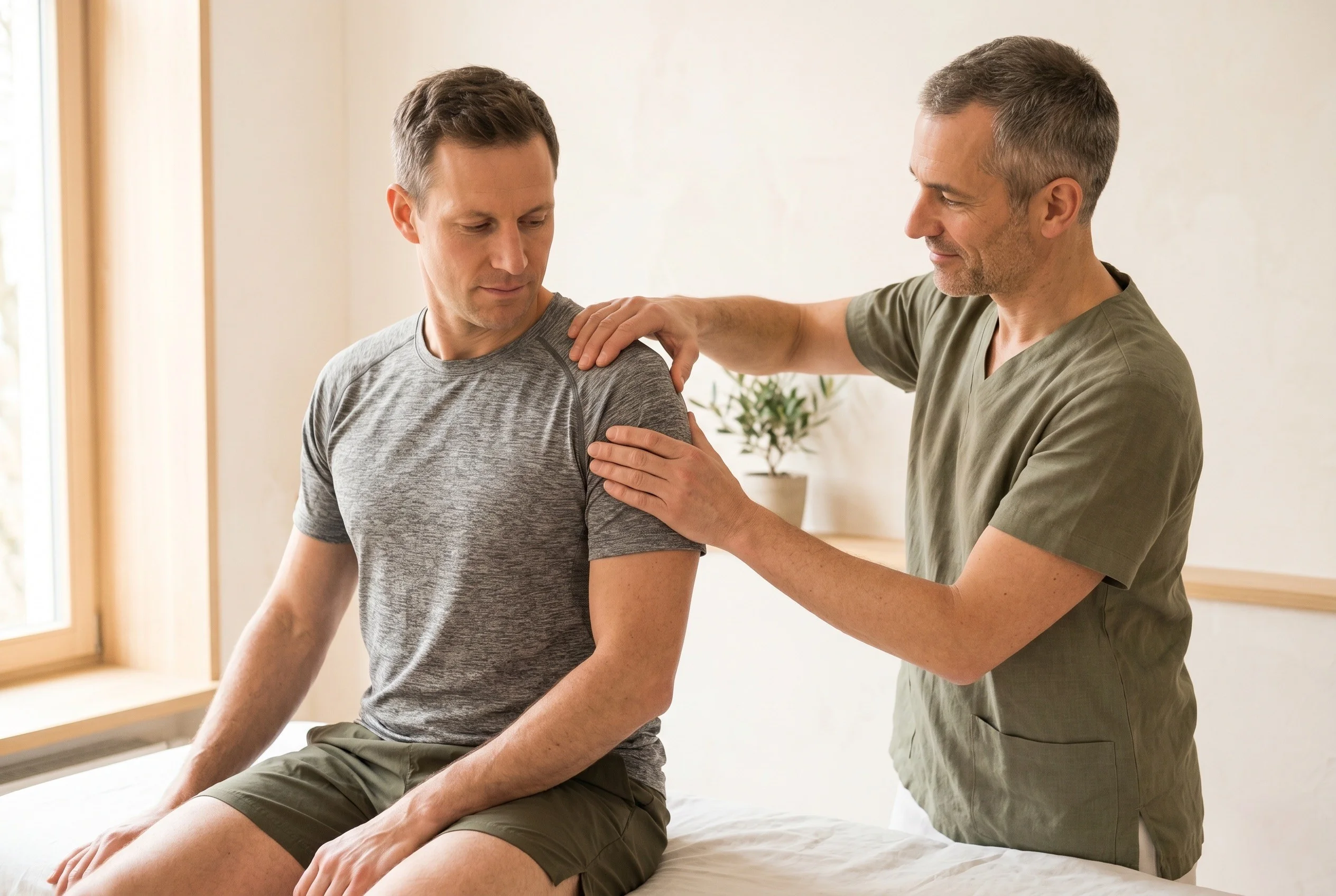 Sportosteopathie Hamburg – Schulterbehandlung im Osteopathiezentrum Liem